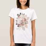 Premium Pure White Pampas Grass Floral Ultra T-Shirt<br><div class="desc">Standout from the crowd - for the business owner or promoter of a brand trying to show they are on trend and modern. And or someone who has an boho or pampas event. *For additional zazzle business stationery, advertising or merchandising items to match this item, please contact us through the...</div>