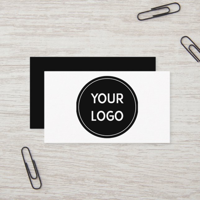 Premium QR Logo Concept for Modern Business Card (Front/Back In Situ)