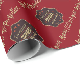 Premium Quality 100th Birthday Wrapping Paper