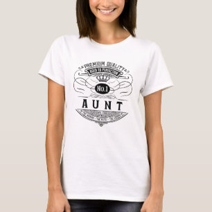 Premium Quality Aged With Perfection Aunt T-Shirt