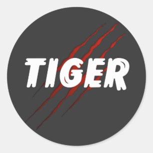 Premium Rental Tiger Claw Graphic Sticker – Bold W