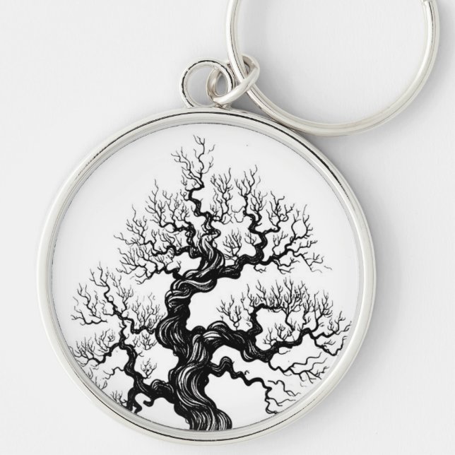Premium Round Keychain, Large (2.125") Key Ring (Front)