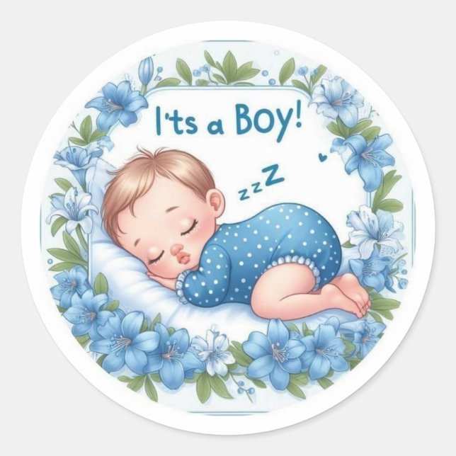 Premium Round Sticker | Elegant Arabic Design (Front)