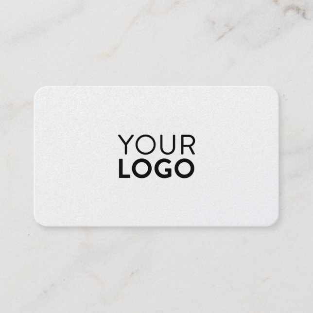 Premium Rounded Pearl Business Card (Front)