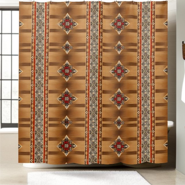 Premium Rustic Industrial Shower Curtain Style 2 (Creator Uploaded)