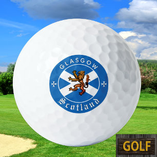 Premium Scotland Golf Ball, Rampant, Scottish Flag Golf Balls