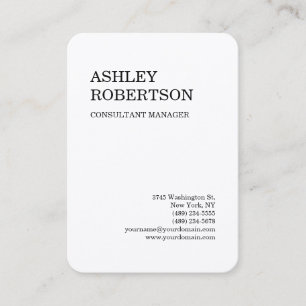 Premium Silk Luxury Modern Professional Minimalist Business Card