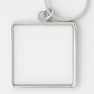 Premium Square Keychain, Large (2.00") Key Ring