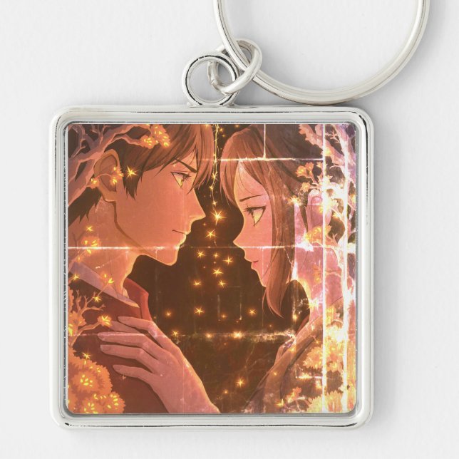 Premium Square Keychain – Sleek, Stylish & Durable (Front)