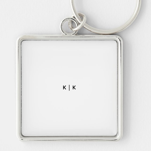 Premium Square, Small Key Ring (Front)