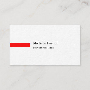 Premium Thick Elegant Plain Minimalist Business Card
