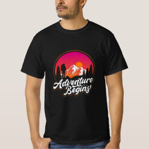 Premium Vector Illustration of a hiker climbing T-Shirt