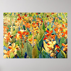Prendergast - Bed of Flowers Poster