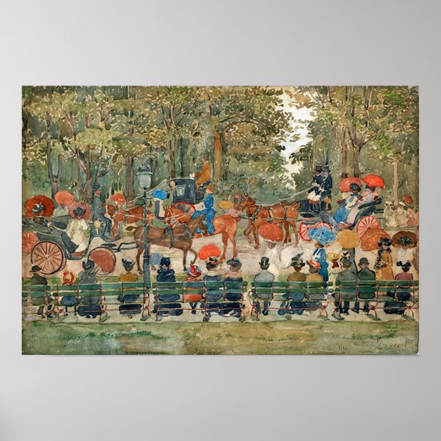 Prendergast - Central Park Poster (Front)