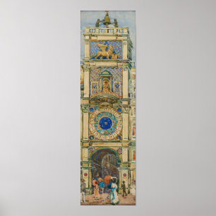 Prendergast - Clock Tower Venice Poster