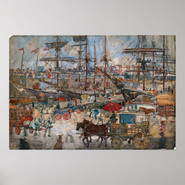 Prendergast - Docks East Boston Poster (Front)