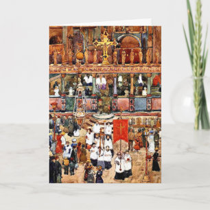 Prendergast - Easter Procession, St. Marks Card