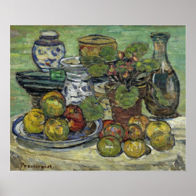 Prendergast - Still Life With Apples Poster (Front)