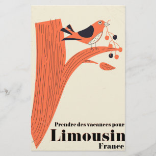 Prendre des vacances pour Limousin France . Stationery