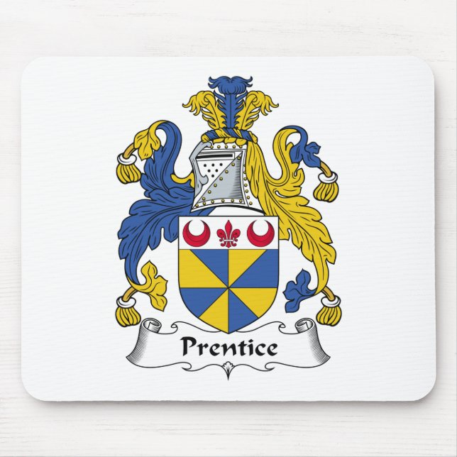 Prentice Family Crest Mouse Pad (Front)