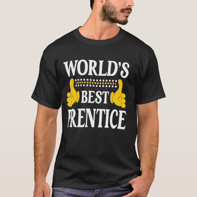 Prentice Personal Name First Name World's Best Pre T-Shirt (Front)