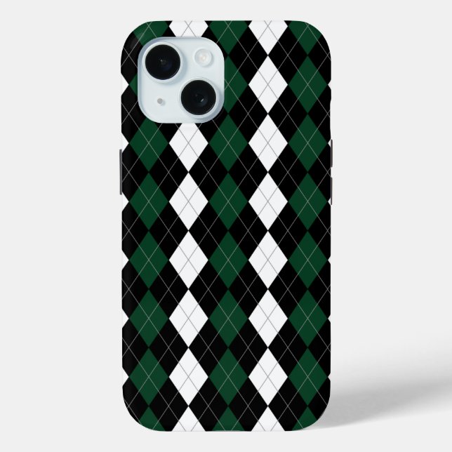 Prep Argyle Case-Mate iPhone Case (Back)