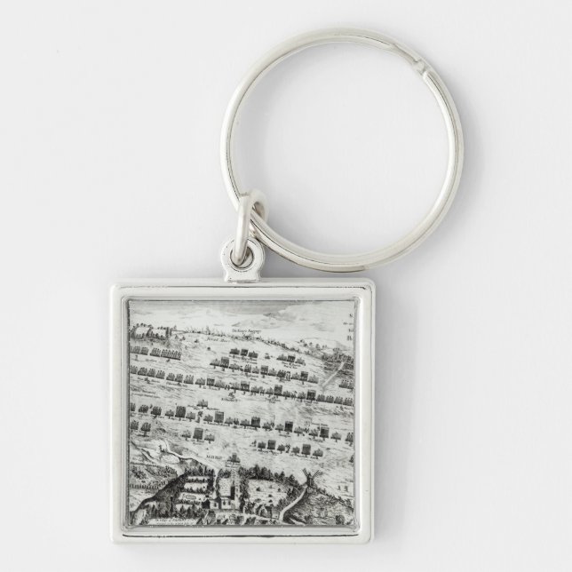 Preparation for the Battle of Naseby Key Ring (Front)