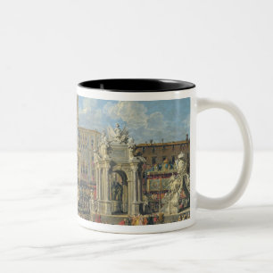 Preparation For the Firework Display 2 Two-Tone Coffee Mug