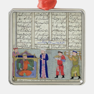 Preparation of the feast ordered by Feridun Metal Tree Decoration
