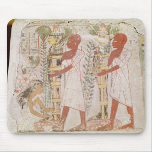 Preparation two mummies for purification ceremony mouse pad