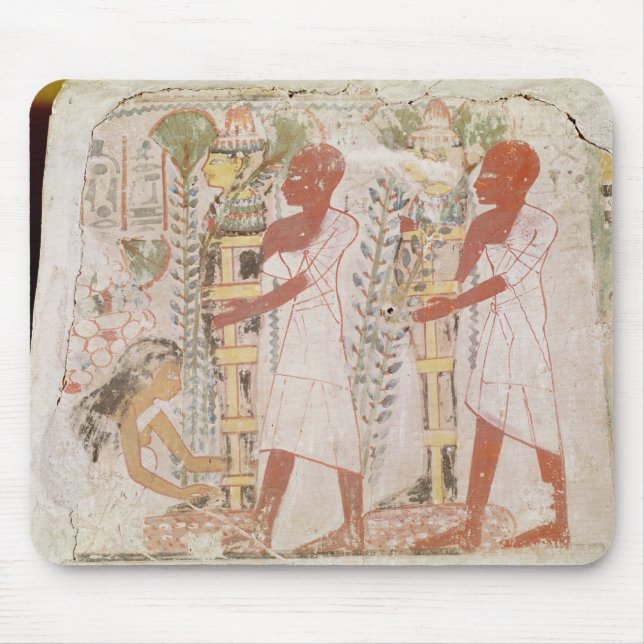 Preparation two mummies for purification ceremony mouse pad (Front)