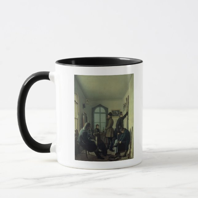 Preparations for Hunting, 1836 Mug (Left)