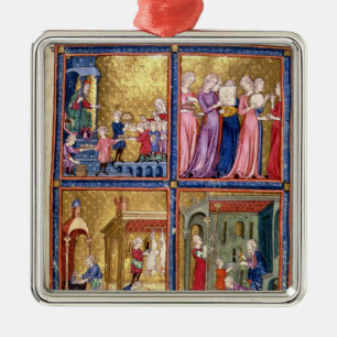 Preparations for the Passover Metal Ornament