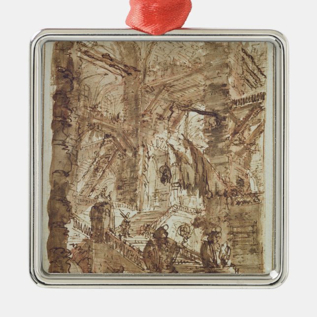 Preparatory drawing for plate number VIII Metal Ornament (Front)