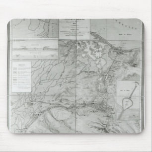 Preparatory Map of the Suez Canal, 1855 Mouse Pad