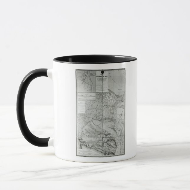 Preparatory Map of the Suez Canal, 1855 Mug (Left)