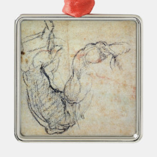 Preparatory Study for the Arm of Christ Metal Ornament
