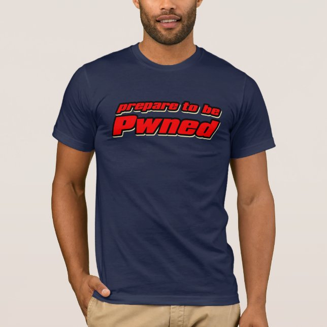 Prepare to be Pwned (racer) T-Shirt (Front)