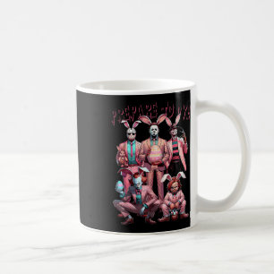 Prepare To Groovy Dye Funny Bunny Easter Horror Dy Coffee Mug