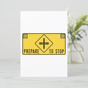 Prepare To Stop Invitation