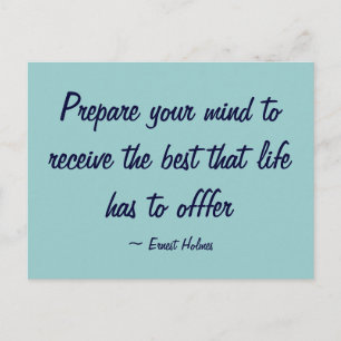 Prepare your mind - Postcard