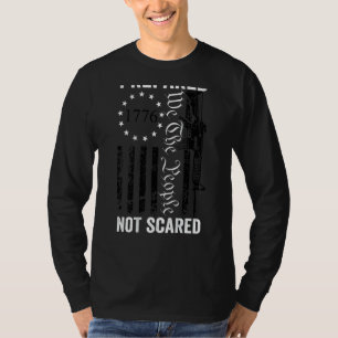Prepared Not Scared 2nd Amendment Prepper Ar15 On T-Shirt