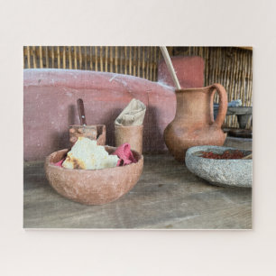 Preparing dinner in Oaxaca Mexico Jigsaw Puzzle