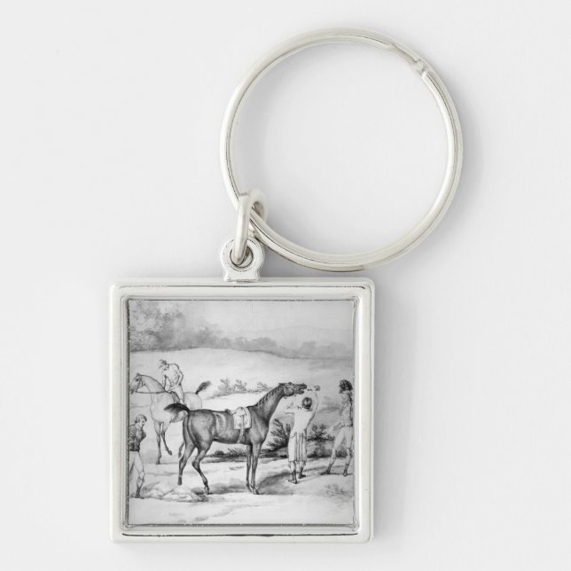 Preparing for a Race Key Ring (Front)
