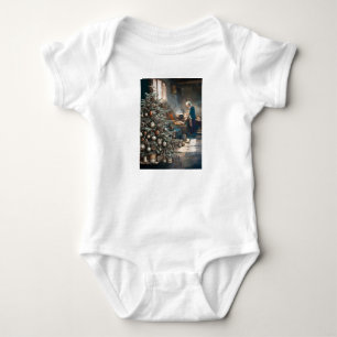 PREPARING FOR CHRISTMAS DINNER BABY BODYSUIT