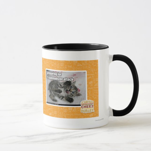 Preparing For Ticklemonster Attack Mug (Right)