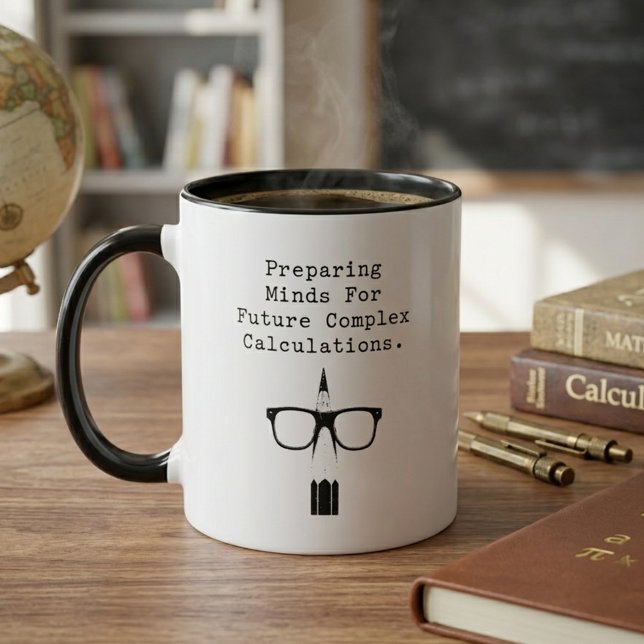Preparing Minds for Future Complex Calculations Mug (Creator Uploaded)