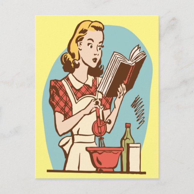 Preparing that special dish! postcard (Front)