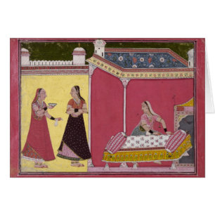 Preparing the Bed, Bilaspur, c.1690-1700