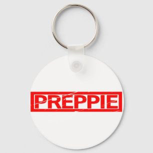 Preppie Stamp Key Ring